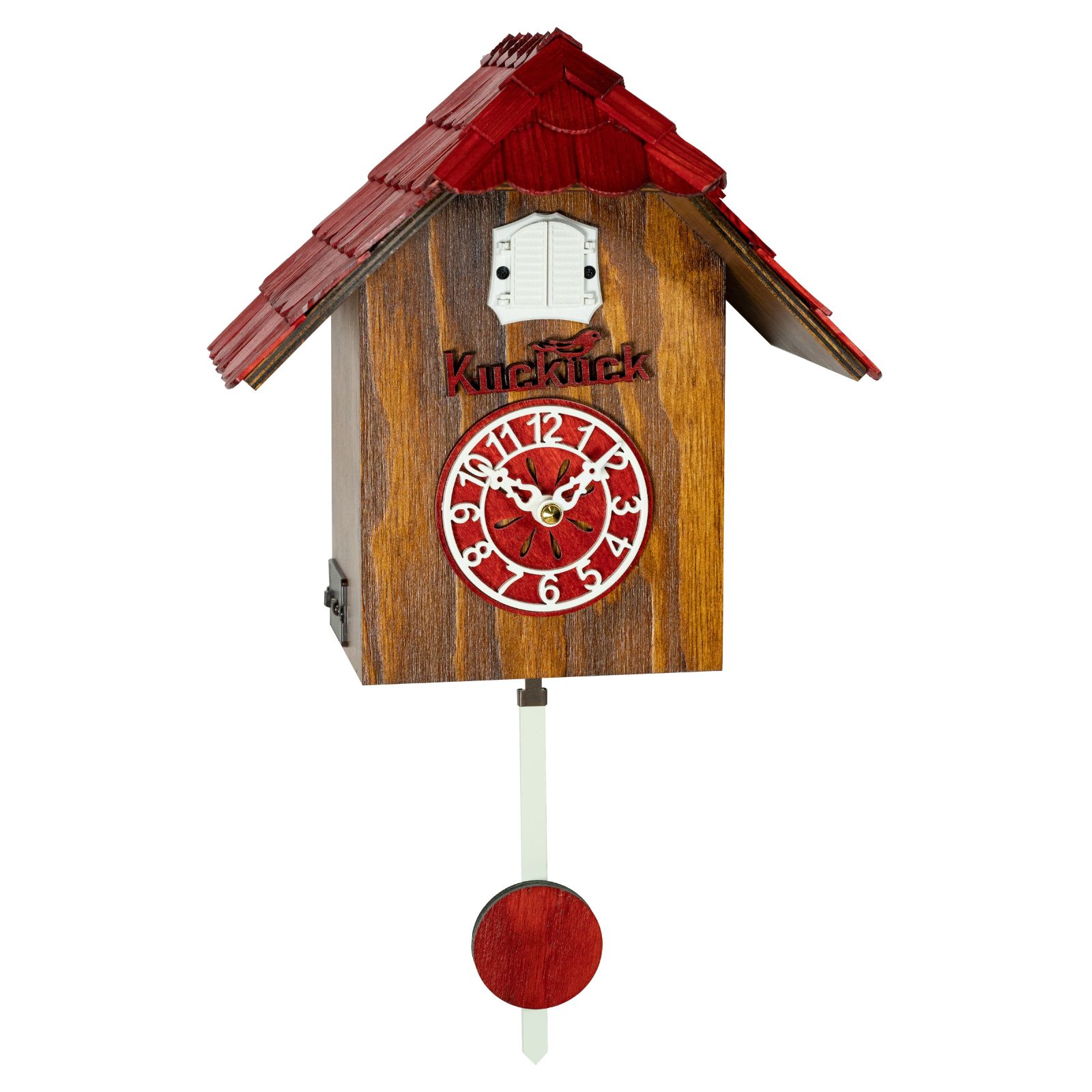 Cuckoo Clock Modern | Red - Brown