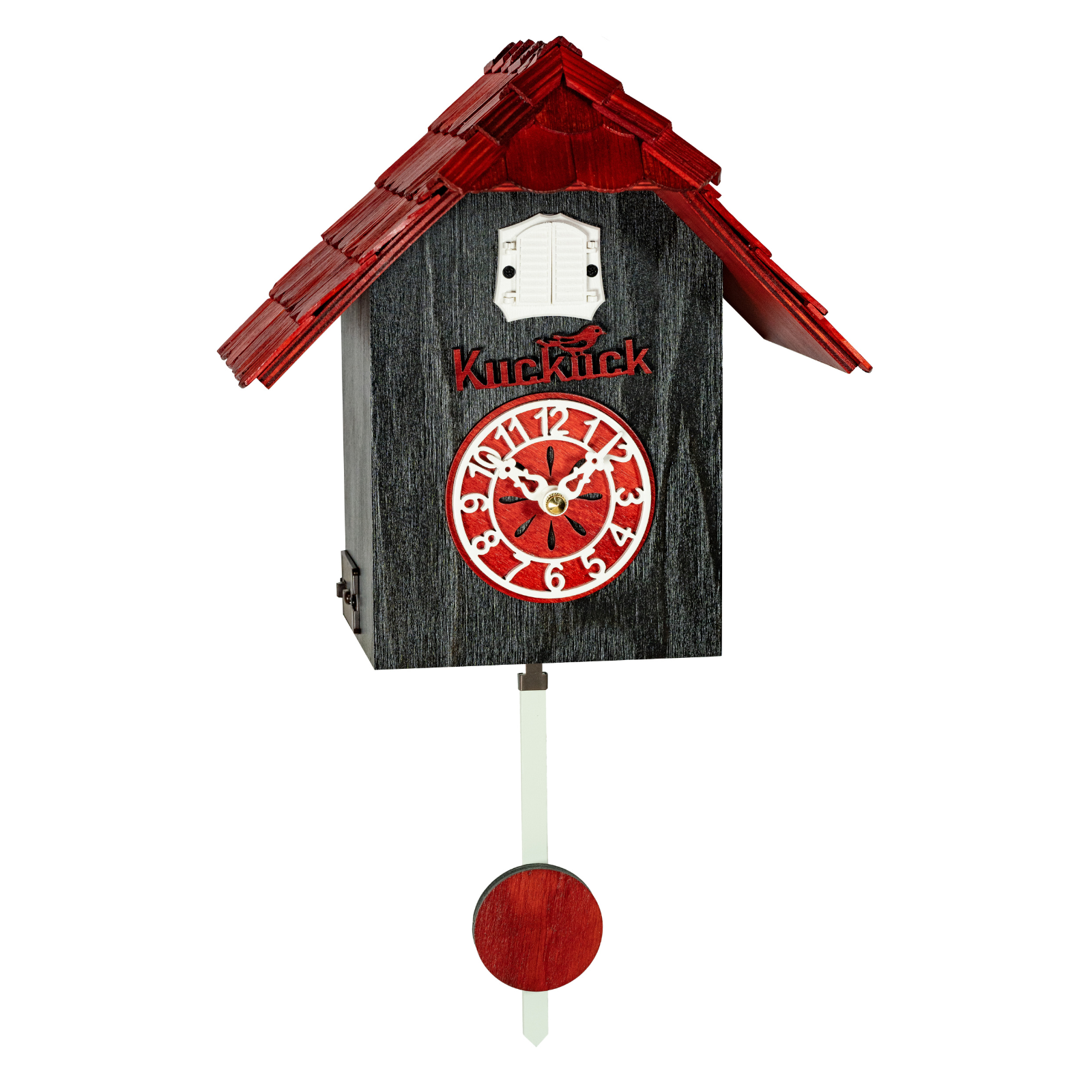 Cuckoo Clock Modern | Red - Black