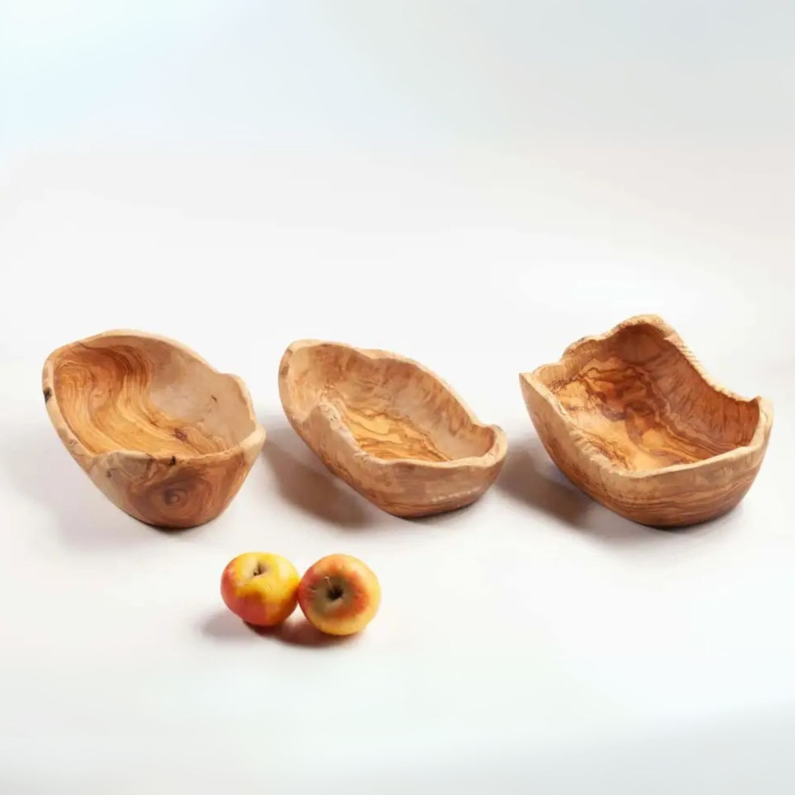 Fruit Bowl with Natural Edge | Olive Wood